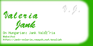 valeria jank business card